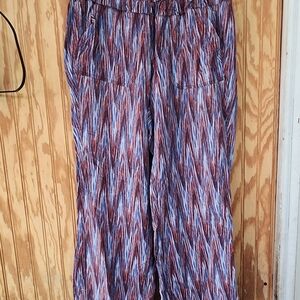 Signature Studio Striped Pants in Blue and Red